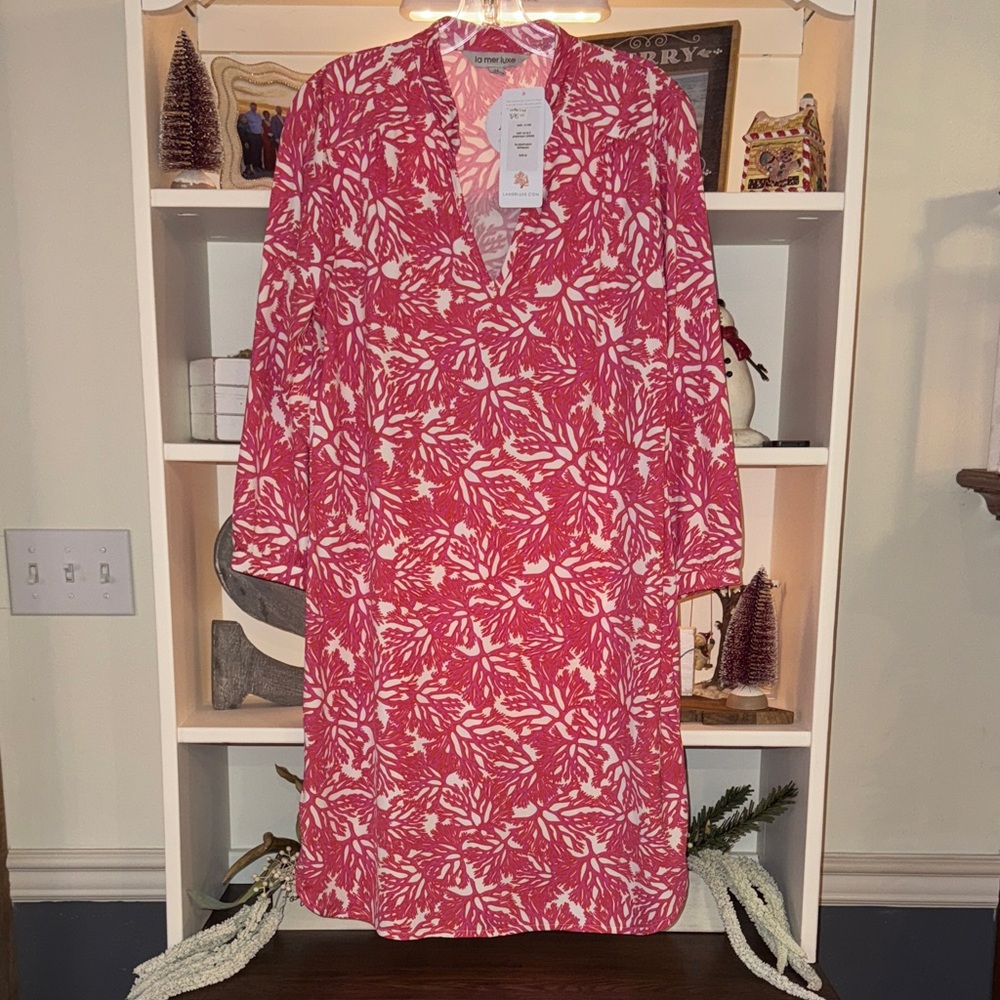 Pink Floral Women's Dress